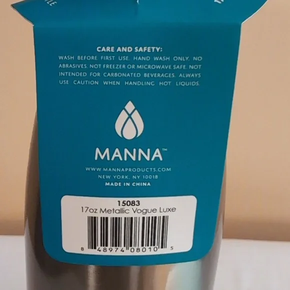 NWT Manna Vogue Stainless Steel Water Bottle - Picture 5 of 8